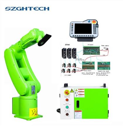 Good Price Mini Industrial 6 Axis Robot Arm For Painting&Spaying robot arm .
CNC welding robot arm   support 4 axis to 11 axis ,widely use to welding,painting, move, and plasma cutting, and grinding application. it can save your cost from manpower,also more effeiction and safe operation , higher precision, it can work 24 hours for you!!